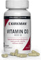 Kirkman Vitamin D3 4000 IU - 120 Capsules - Hypoallergenic - Supports Immune Health