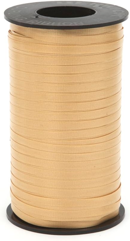 Berwick Splendorette Crimped Curling Ribbon, 3/16-Inch Wide x 500-Yard Spool in Gold, 1 Pack