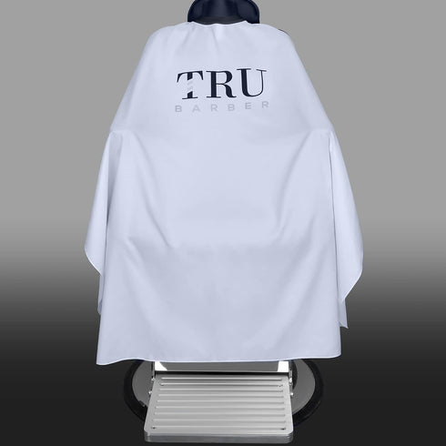 TRU BARBER Waterproof Hair Salon Cutting Cape - Lightweight Professional Cape with Snap Closure, 50" x 58"