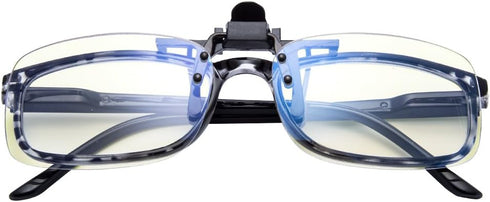 EYEGUARD Blue Light Filter Clip-on Glasses for Computer Gamer, Anti-glare Radiation Protection Eyewear
