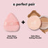 e.l.f. Halo Glow Powder Puff, Soft Reusable Puff for Loose or Pressed Powders, Vegan & Cruelty-free