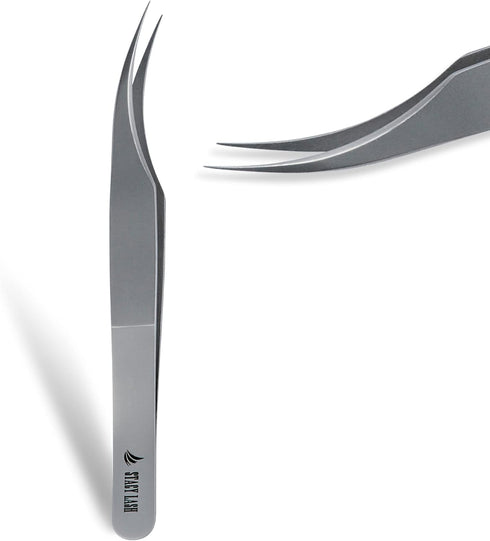 Stacy Lash STL-1 Isolation Eyelash Extension Tweezers for Classic Extensions & Individual False Lashes