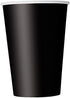 Premium Black Paper Cups, 9 oz (Pack of 14), Eco-Friendly Party Drinkware