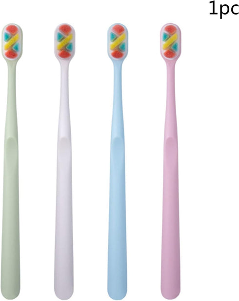 KASFDBMO Toothbrush Toothbrush for Sustainable Care for Extra Soft Manual Toothbrush Supports Dental Hygiene