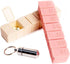 Toeah 2Pack Pill Organizer Am Pm Pill Organizer 7 Day with Braille Pill