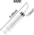 TIHOOD 15PCS 12ml/cc Plastic Syringes with Curved Tip, Disposable Irrigation Syringe Mouthwash Cleaner for Oral Care, Animal Feeding, with Measurement