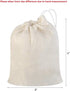 Tayfremn (3 4 Inches) Cotton Drawstring Bags, Reusable Muslin Bag Natural Cotton Bags with Drawstring Produce Bag Bulk