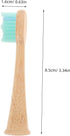 PENIKOKO 4-Pack Electric Toothbrush Replacement Heads Compatible with Philips Soft Bristle Toothbrush Heads for Gentle