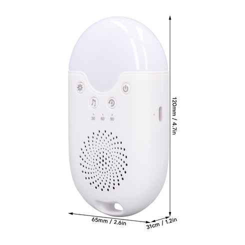 YUEHISY 21 White Noise Sleep Instrument, Sound Multifunction Rechargeable Promote Sleep Sound Machine, Colorful Light
