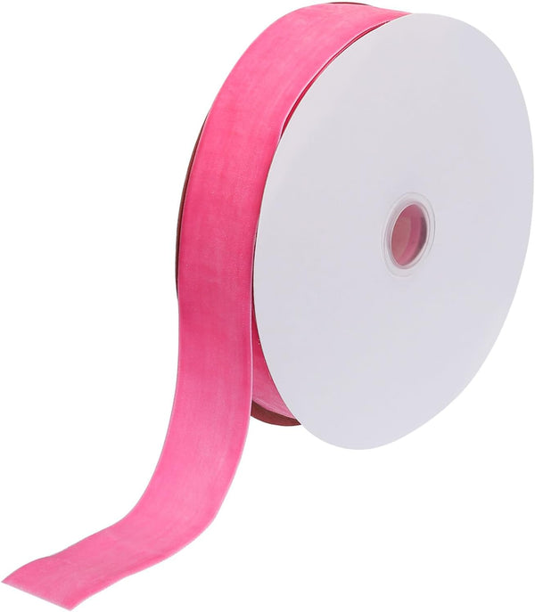 MECCANIXITY Velvet Ribbon, 1 1/2 Inch x 10 Yard, Single Face Spool for Bouquets, DIY Crafts, Gift Wrapping
