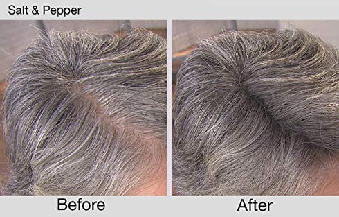 Joan Rivers Great Hair Day Root Touch Up Powder - Fill-in Powder for Thicker Hair (Salt Pepper)