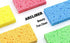 ARCLIBER Heavy Duty Kitchen Sponge, Color Cellulose Sponge, 12 Pack