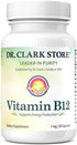 Dr. Clark Vitamin B12 Supplement, 1mg, 50 Gelatin Capsules