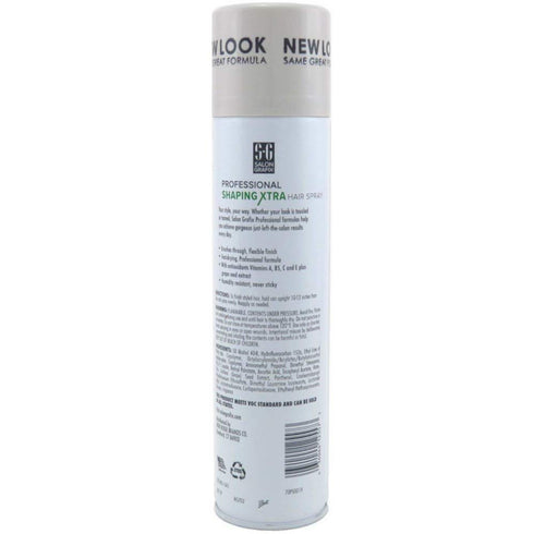 Salon Grafix Professional Shaping Hair Spray, Extra Super Hold, 10 oz (Pack of 2)