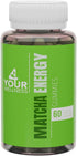 Matcha Organic Green Tea Energy Gummies with Vitamin B12, B3, and Antioxidant CoQ10 for Natural Energy Boost