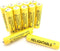 AAA Size NiCd 600mAh 1.2V Rechargeable Batteries for Solar Lamp, 12-PCS Yellow