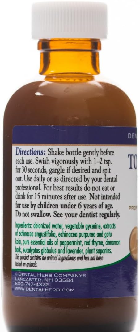 Dental Herb Company Mouth Sore & Gum Care Kit - Soothes Canker Sores & Gum Irritation, 2 oz Mouthrinse