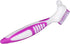 Portable Safe Denture Brush - Double Plastic Brush for False Teeth Cleaning