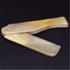 2Pcs Brown Yak Horn Comb, Foldable Portable Hairdressing Tool for Moustache Beard Styling, Hair Care