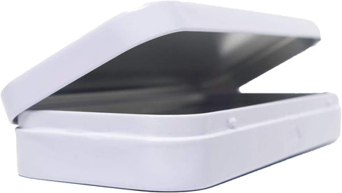 StuffIncase Single Mini Pencil Box, White for Pencil, Makeup, Jewelry, Gift, Candy, or Birthday Favor