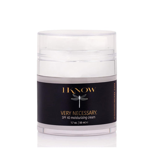IKNOW VERY NECESSARY Broad Spectrum SPF 40 Skincare, Sun Protection Cream for Pro-Aging, Facial Moisturizer