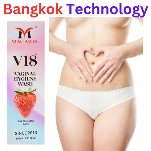 MACARIA V18 Yoni Intimate Wash - Natural pH Balance for Girls