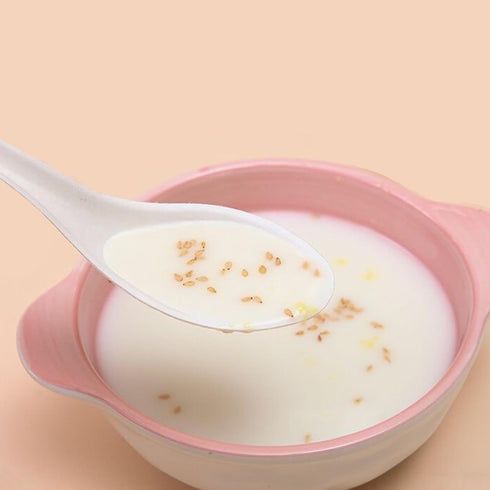 Eco Friendly Disposable Soup Spoons, 5.5" Sugarcane Fiber Spoon for Take-out Ramen Pho Noodles (50 PCS)