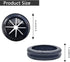 6 Pcs Black Trash Bag Holder, Reusable Trash Liner Cinch for Securing Liners, Ideal for Outdoors and Home Use
