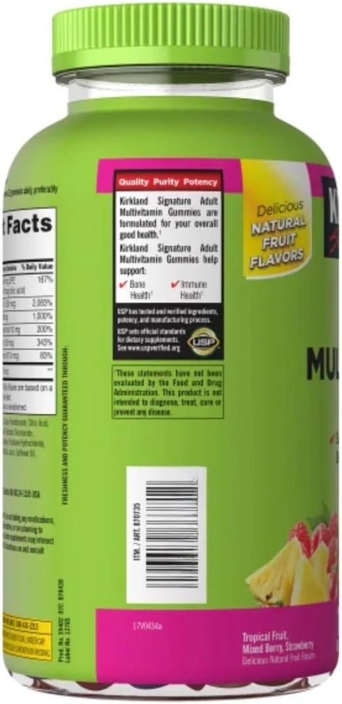 KIRKLAND Gummies, 160 Count Signature dCDtdm Adult Multi