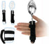 Universal Cuff Adaptive Utensil Holder for Elderly Adults, 3 PCS Eating Handicap Utensils Feeding Therapy Tools for