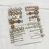 Mehayi 20 PCS Pearls Hair Clips Fashion Korean Style Acrylic Resin Hairpins for Women and Girls Headwear Accessories