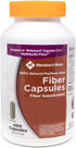 Member's Mark 100% Natural Psyllium Husk Fiber Capsules, Digestive Health, 400 Count