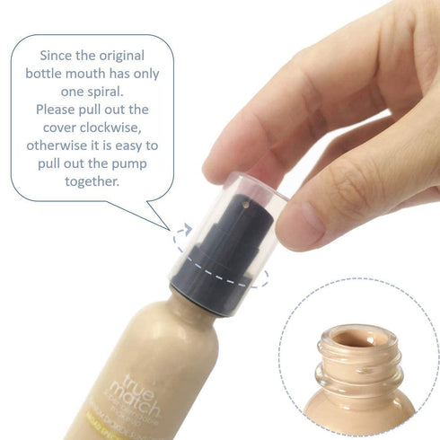 2pcs Replacement Press Pump for L'Oreal Paris True Match Super-Blendable Foundation