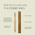 Plus Ultra Bamboo Toothbrush - Soft Bristle, BPA Free, Dentist-Approved All-Natural Toothbrush for Adults