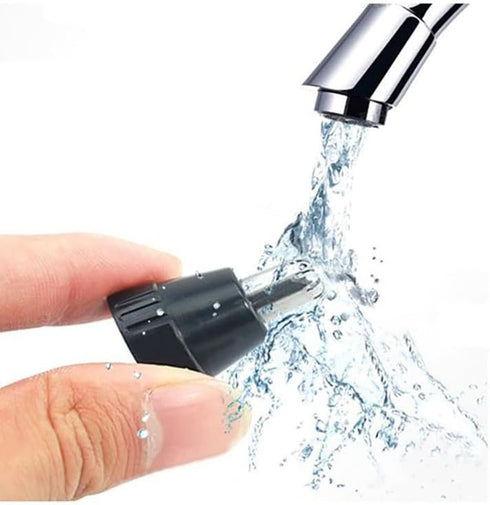 Unisex Waterproof Nose and Ear Hair Trimmer, Electric Rotary Blade System for Quick and Painless Grooming
