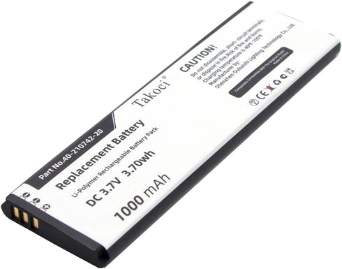 ATB-1800-SY5530 Replacement Battery for RTI T2i T2X T3X T1 T2+ T2B T2C T2Cs T3 Remote Control, 1000mAh
