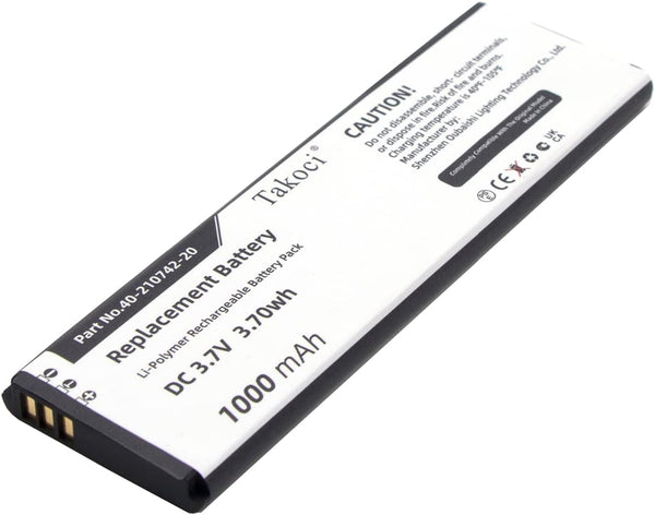 ATB-1800-SY5530 Replacement Battery for RTI T2i T2X T3X T1 T2+ T2B T2C T2Cs T3 Remote Control, 1000mAh