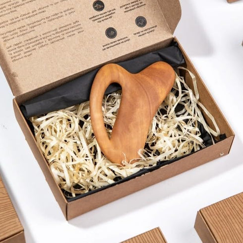 Wooden Gua Sha Massager for Face and Neck Personalized Gifts Anniversary Gift Unique Gift Personalized Gift for Wife