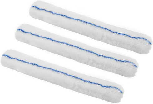 MECCANIXITY Microfiber Scrubber Replacement Head for Window, Glass, Marble Wall, Home, Bathroom, Pack of 3