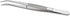 Stainless Steel Tweezers with Curved Serrated Tip, Multipurpose Sewing Machine Tweezers Forceps (2 Pcs Set)