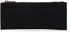 YONBEN Canvas Pencil Case, Zipper Storage Cosmetic Bag for Girls (Black, S)