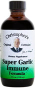 Immune 4 oz Christopher's Original Formulas Super Garlic Syrup | fl | Traditional Herbal Blend | Pure, No Fillers