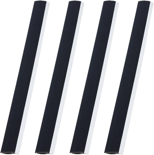 CRASPIRE 4Pcs Dustpan Rubber Edge Strips, Adhesive Replacement Lip for Small Dustpan, Home Accessories