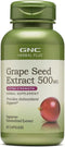 GNC Herbal Plus Grape Seed Extract 500mg - Extra Strength, 60 Capsules, Antioxidant Support