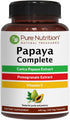 PURE NUTRITION NATURAL TREASURES Papaya Complete - 120 Veg Capsules, Supports Platelet Immunity & Digestion