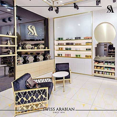 Swiss Arabian Fez 12mL | Artisanal Hand Crafted Attar Style Cologne for Women & Men | Gift/Party Favor Body Oil