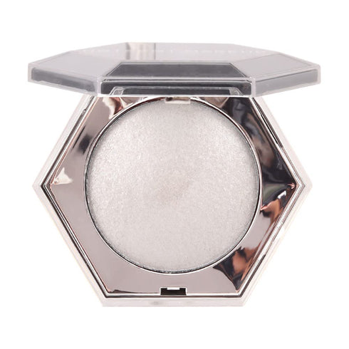 Pearl White Shimmer Glitter Highlighter, Silver Face Highlighter, Makeup Illuminator for Contour