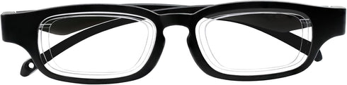 Ouolipraa 0D 350D Flex Focal Adjustable Focus to Diopters Dial Vision Reading Glasses Zoom Eyeglasses for Men Women One