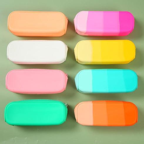 P-40 Daily Contact Lens Organizer - Disposable Contact Lens Dispenser, Water-Resistant Silicone Case for All Brands