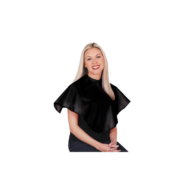 Scalpmaster 3020 Nylon Comb-Out Cape, Velcro, Black